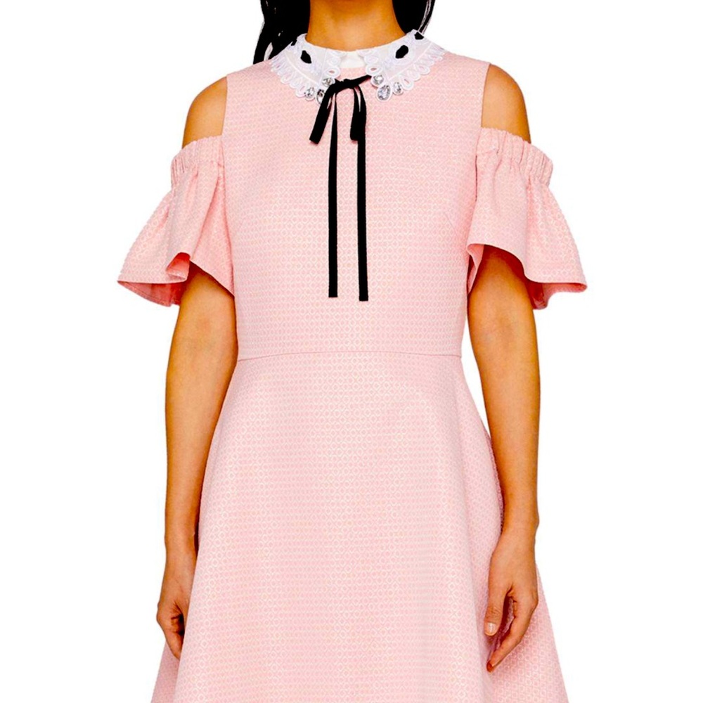 Ted Baker Araye Cold Shoulder Skater Dress